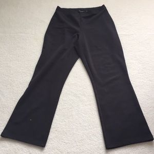 Black boot cut Ponte knit pants